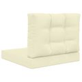 vidaXL Vankúš na vonkajšiu pohovku Polyester Krémová 60 x 60 cm
