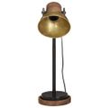 vidaXL Stolová lampa 25 W starožitná mosadzná 18x18x60 cm E27