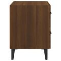 vidaXL Nočné stolíky 2 ks hnedý dub 40x35x47,5 cm