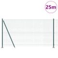 vidaXL Zvarené drôtené pletivo s betónovým základom 25 x 1,2 m Zelená