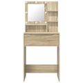 vidaXL Toaletné stolíky do spálne Sonoma dub 80 x 39,6 x 135 cm