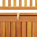 vidaXL Záhradná úložná lavica 120 cm, akáciový masív
