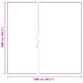vidaXL Priehľadná plachta s okami 10x10 m Polyetylén
