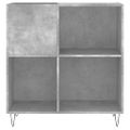 vidaXL Skrinka na platne betónovosivá 84,5x38x48 cm kompozitné drevo