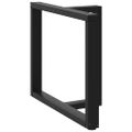 vidaXL Nohy k jedálenskému stolu v tvare T, 2 ks, čierne, 90x35x(72-73) cm, oceľ