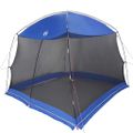 vidaXL Stan s moskytiérou so strechou Azúrová modrá 320 x 320 x 218 cm