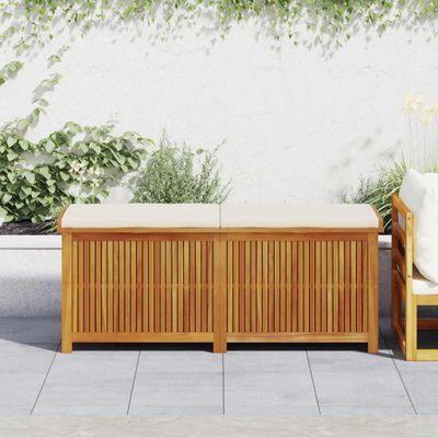 vidaXL Vonkajší box na vankúše 150x50x60,5 cm masívne jedľové drevo