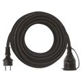 Predlžovací kábel EMOS P01710 guma-neoprén PROFI spojka 10m / 3x 1,5mm / IP44 / čierny
