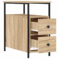 vidaXL Nočné stolíky 2 ks dub sonoma 30x60x60 cm kompozitné drevo