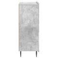 vidaXL Servírovacia skriňa Betónovo sivá 66 x 34,5 x 91,5 cm