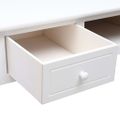 vidaXL Písací stôl biely 110x45x76 cm drevený