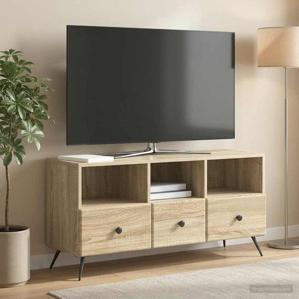 vidaXL TV skrinka Dub sonoma 102 x 34,5 x 50 cm Kompozitné drevo