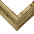 vidaXL Záhradný kvetináč 80x80x45,5 cm impregnovaná borovica