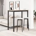 vidaXL Barový stôl 110 x 55 x 105 cm Masívne borovicové drevo Prírodná