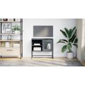 vidaXL TV skrinka antracitová 68x39x60,5 cm oceľ