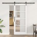 vidaXL Posuvné dvere ORKDAL 83 x 202 cm Biela