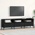 vidaXL TV skrinka 150 x 30 x 44,5 cm Čierny dub Kompozitné drevo
