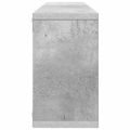 vidaXL Nástenné police 2ks betónovo sivé 80x15x26,5cm kompozitné drevo
