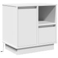 vidaXL Nočný stolík 2 ks Biela 50 x 34,5 x 50 cm Kompozitné drevo