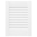 vidaXL dvierka skriniek Louvred Design 2 ks Biela 39,5x29,5 cm