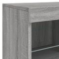 vidaXL Komoda s LED svetlami sivá sonoma 81x37x67 cm