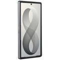 Guess HC Magnetic Ring Stand Grained PU Classic Logo puzdro pre Samsung Galaxy Z Fold 8 Ultra béžové
