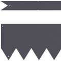 vidaXL Obrubník trávnika 10 ks 100 x 0,05 x 15 cm Antracit