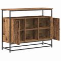 vidaXL Servírovacia skriňa Staré drevo 100 x 35 x 80 cm