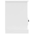 vidaXL TV skrinka biela 80x35x50 cm spracované drevo