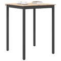vidaXL Barový stôl 80 x 80 x 105 cm Masívne borovicové drevo Prírodná