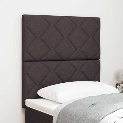 vidaXL LED hlavová doska Svetlosivá 80 cm látka