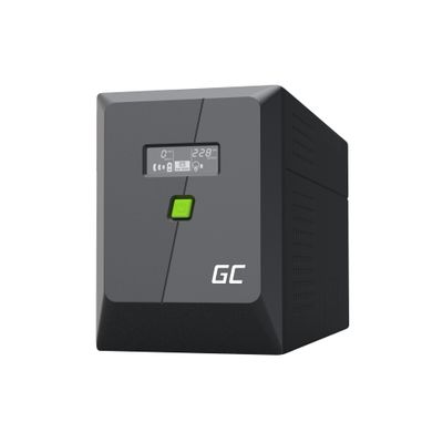 Green Cell UPSLP1400 záložný zdroj UPS 2000VA 1400W PowerProof s LCD displejom