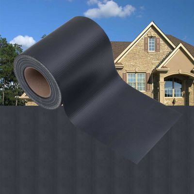 vidaXL Záhradné ochranné clony 2 pcs Tmavo šedá 35 x 0,19 m PVC