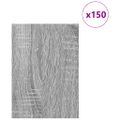 vidaXL Dekoračné panely 150 ks Sivý Sonoma 21 x 30 x 0,27 cm