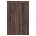 vidaXL Stojany na rastliny 2 ks hnedý dub 20x20x30 cm kompozitné drevo