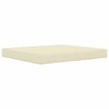 vidaXL Vankúš na vonkajšiu pohovku Polyester Krémová 80 x 68,5 cm