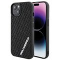 Obal Karl Lagerfeld pre iPhone 15 6,1" KLHCP15S3DMKRLK čierny HC 3D Multi Logo
