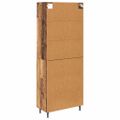 vidaXL Highboard 2 ks Staré drevo 69,5 x 32,5 x 180 cm
