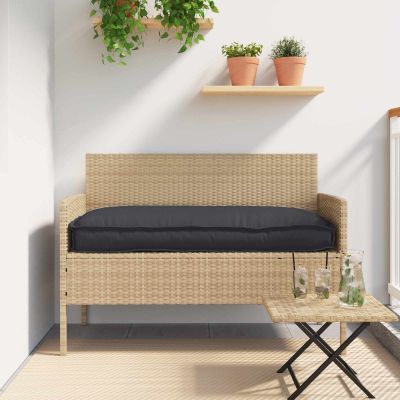 vidaXL Podložka Čierna 120 x 60 x 12 cm Oxfordská látka