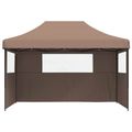 vidaXL Párty stan 279 x 410 x 315 cm Hnedá Oxfordská látka