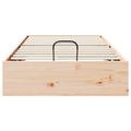 vidaXL Posteľový rám s úložným priestorom Prírodná 100 x 200 cm