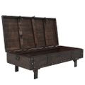 vidaXL Konferenčný stolík preglejka s vintage prevedením 120x55x35 cm