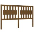 vidaXL Posteľný rám s čelom medovo hnedý King Size masívne drevo