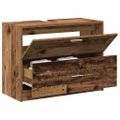vidaXL Kúpeľňová skriňa Staré drevo 78 x 37 x 59 cm Kompozitné drevo