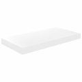 vidaXL Plávajúce nástenné police 4 ks, lesklé biele 50x23,5x3,8 cm, MDF