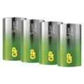 Alkalická batéria GP Super LR20 (D), 4 ks fólia