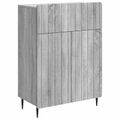 vidaXL Servírovacia skriňa Sivá sonoma 66 x 34,5 x 92 cm