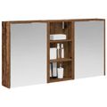 vidaXL Set kabinetov do kúpeľne 3 ks 116 x 16 x 62,5 cm