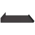 vidaXL Závesná polica 4 ks Čierny 80 x 18 x 2,5 cm Oceľ