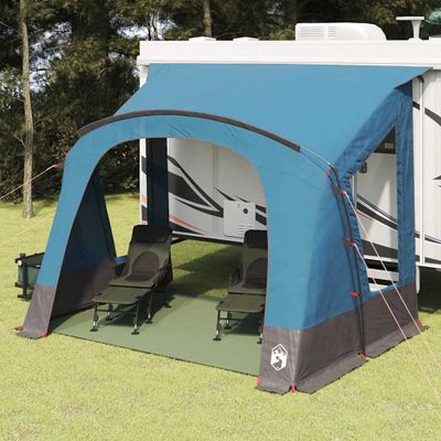 vidaXL Karavanový stan pre 3 osoby 3 osoba 330 x 252 x 245 cm Modrá